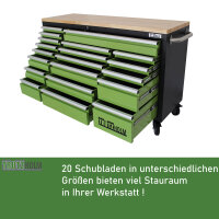 TRUTZHOLM Werkstattwagen Deluxe XXL 20 Schubladen inkl. 4 Schubladen 135 tlg. bestückt