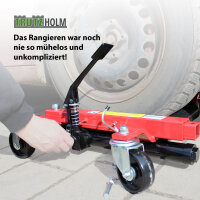 2x Rangierhilfe Wagenheber PKW Auto Rangierroller Rangierwagenheber