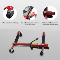 2x Rangierhilfe Wagenheber PKW Auto Rangierroller Rangierwagenheber