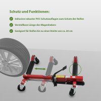 2x Rangierhilfe Wagenheber PKW Auto Rangierroller Rangierwagenheber