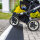 Terrasoft 1x Bordsteinrampe 1000 x 250 x 45 mm Schwellenrampe Rollstuhlrampe Auffahrrampe schwarz