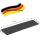 Terrasoft 1x Bordsteinrampe 1000 x 250 x 45 mm Schwellenrampe Rollstuhlrampe Auffahrrampe schwarz