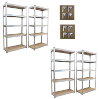 4x Schwerlastregal 180x90x40 cm 875 kg mit 5 Böden...