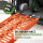 TRUTZHOLM 2x Auffahrrampe klappbar 228 cm Traglast 680 kg Alu orange gelocht Rampen Motorradrampen