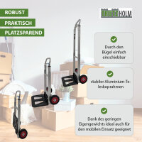 Aluminium Sackkarre klappbar 90kg Traglast Transportkarre Stapelkarre Handkarre Karre