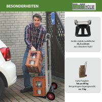 Aluminium Sackkarre klappbar 90kg Traglast Transportkarre Stapelkarre Handkarre Karre