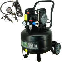 Silent Flüsterkompressor 36L vertikal Kompressor...