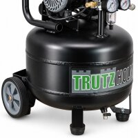 TRUTZHOLM Flüsterkompressor 36L Space Saver – 900 W, 145 l/min, ölfrei, 8 bar
