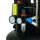 Silent Flüsterkompressor 36L vertikal Kompressor leise 900 W, 62dB, 8 bar inkl. Zubehör
