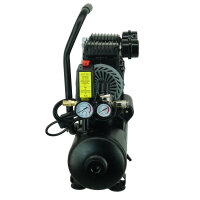 Silent Flüsterkompressor tragbar 9L Kompressor leise, ölfrei, 900 W, 57 dB(A) , 8 bar inkl. Zubehör