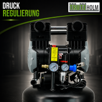 Silent Flüsterkompressor 50L vertikal Kompressor 1500W ,62dB, 8 bar