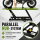 Motorradhebebühne hydraulisch 450 kg Extra-Breit 68 cm Parallelhub Montagerampe Heber in grün