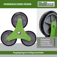 Treppensackkarre klappbar höhenverstellbar große Ladefläche 113 cm Höhe Stahl Treppensteiger
