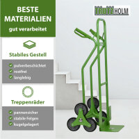 Treppensteiger Sackkarre XXL  pannensichere Räder 118 cm Höhe Treppensackkarre Sicherheitsgriffe