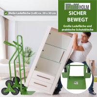Treppensteiger Sackkarre XXL  pannensichere Räder 118 cm Höhe Treppensackkarre Sicherheitsgriffe