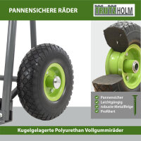 Paketkarre mit extra Ladefläche 42 cm Traglast 250 kg Stahlrahmen klappbar Stapelkarre Sackkarre