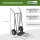 Paketkarre mit extra Ladefläche 42 cm Traglast 250 kg Stahlrahmen klappbar Stapelkarre Sackkarre