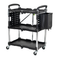Servicewagen klappbar 65 Kg Traglast Beistellwagen mit...