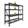 Schwerlastregal Enno 180x190x60 cm 3200 kg aus Stahl Stecksystem 4 Gitterböden Lagerregal Pickregal