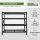 Schwerlastregal Enno 180x190x60 cm 3200 kg aus Stahl Stecksystem 4 Gitterböden Lagerregal Pickregal