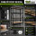 Schwerlastregal Emil 180x190x60 cm 3200 kg aus Stahl Stecksystem 4 Fachböden Pickregal Lagerregal