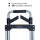 Klappkarre XL Sackkarre klappbar Teleskopgriff bis 115 cm und großer Ladefläche Tragkraft 150 kg