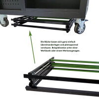Klappbock Sägebock Arbeitsbock klappbar 2er Set Traglast 200 kg/Paar Gerüstbock