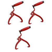 3er Set Handpackzange Packzange Holzzange Handhebehaken Sappie Holzgreifer Forstzange #1