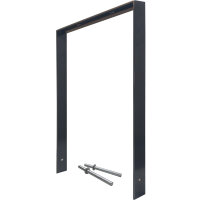 Fahrradanlehnbügel 116,5x77 cm Flachstahl 13 mm...