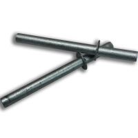 Fahrradanlehnbügel 116,5x77 cm Flachstahl 13 mm Anthrazit Einbetonieren Fahrradständer Parker Typ U
