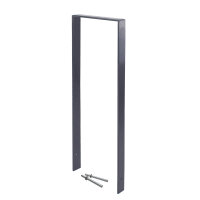 Fahrradanlehnbügel 119 x 39 cm Flachstahl 13 mm...