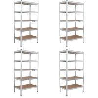 4x Schwerlastregal 180x90x60cm Lagerregal Werkstattregal...