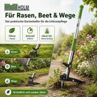 Unkrautstecher Löwenzahnentferner Unkrautentferner 100 cm Länge inkl. 4 Krallen Gartenhelfer