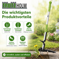 Unkrautstecher Löwenzahnentferner Unkrautentferner 100 cm Länge inkl. 4 Krallen Gartenhelfer