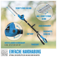 Güde Teleskop Heckenschere GTHS 6045.1 95102 Garten Heckenschnitt schwenkbar