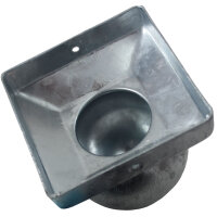 5x Pfostenkappe verzinkt 121 mm Kugel Abdeckkappe für Pfosten 12 x 12 cm