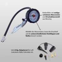 Druckluft Set Reifenfüller Ausblaspistole Farbspritzpistole Sprühpistole Spiralschlauch Düsen 13 tlg. Druckluftzubehör