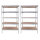 2x Schwerlastregal 180x115 x75cm Traglast 875 kg Regal Steckregal Lagerregal Kellerregal 5 Böden
