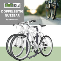Fahrradanlehnbügel 115x45 cm Flachstahl 12 mm feuerverzinkt pulverbeschichtet einbetonieren Anthrazit Typ O