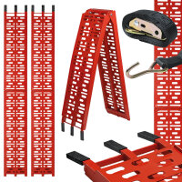 TRUTZHOLM 2x Auffahrrampen klappbar 228 cm Tragkraft 680...