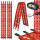 TRUTZHOLM 2x Auffahrrampen klappbar 228 cm Tragkraft 680 kg Alu gelocht Rampen Motorradrampen rot