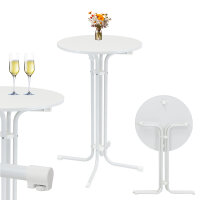 Stehtisch klappbar Ø 70 cm Höhe 110 cm Stahl...