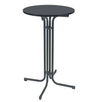 Stehtisch klappbar Ø 70 cm Höhe 110 cm Stahl...