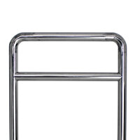 2 x Fahrradanlehnbügel 118 x 78 cm Edelstahl Ø 60 mm Einbetonieren Fahrradständer Parker Typ H