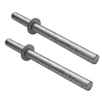 2x Fahrradanlehnbügel 118x56cm Stahl Ø60mm einbetonieren feuerverzinkt pulverbeschichtet Anthrazit Typ D