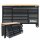 Werkstattwagen Deluxe XXL Anthrazit unbestückt 160 x 91 cm 20 Schubladen Werkbank Sideboard