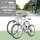 Fahrradanlehnbügel 115x58 cm Stahl feuerverzinkt Ø 48 mm zum Einbetonieren Fahrradparker