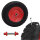 Schubkarrenrad pannensicher Vollgummi 4.80/4.00-8 rot/schwarz + Achse Ersatzrad Reifen PU