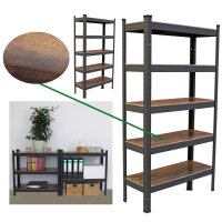 2x Wohnzimmerregal 150x75x30 cm dunkel Traglast je 650 kg...