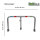 4x Parkplatzsperre abschließbar 43 x 80 cm Parkplatzbügel Sperrbügel Parkplatzblockierer Parkbügel Poller